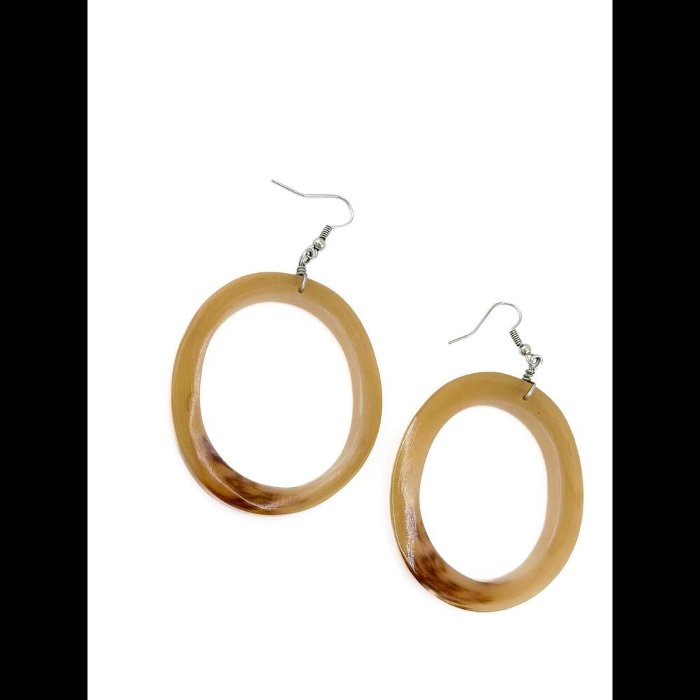 Large Horn Hoop Noonday Earrings